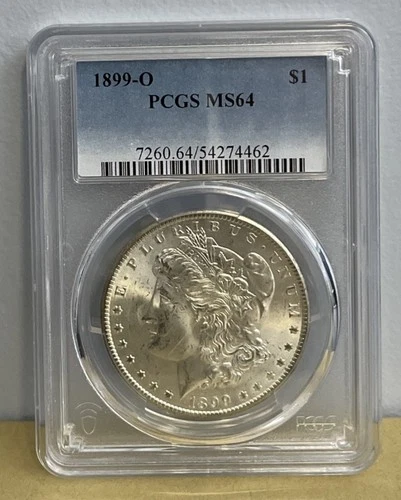 1899 O MORGAN SILVER DOLLAR PCGS MS64