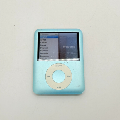 Apple iPod Nano 3rd Gen 8GB Light Blue Tested Classic Click Wheel