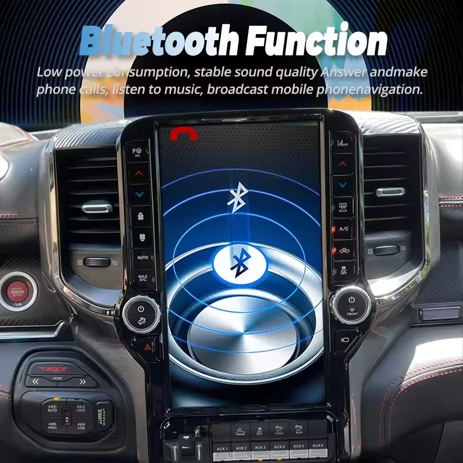 For Dodge Ram 2019-2022 13.6" Android 13 Tesla Smart Radio Screen GPS Car Stereo Foto 2 de 4