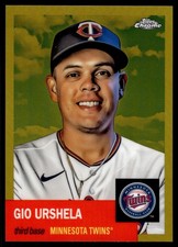 2022 Topps Chrome Platinum Anniversary GIO URSHELA GOLD REFRACTOR 48/50 #88