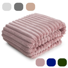 Wohndecke Kuscheldecke flauschig warm weich für Sofa & Couch Plaid