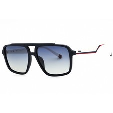 Fila Men's Sunglasses Shiny Full Blue Acetate Full Rim Navigator SFI460 D82P