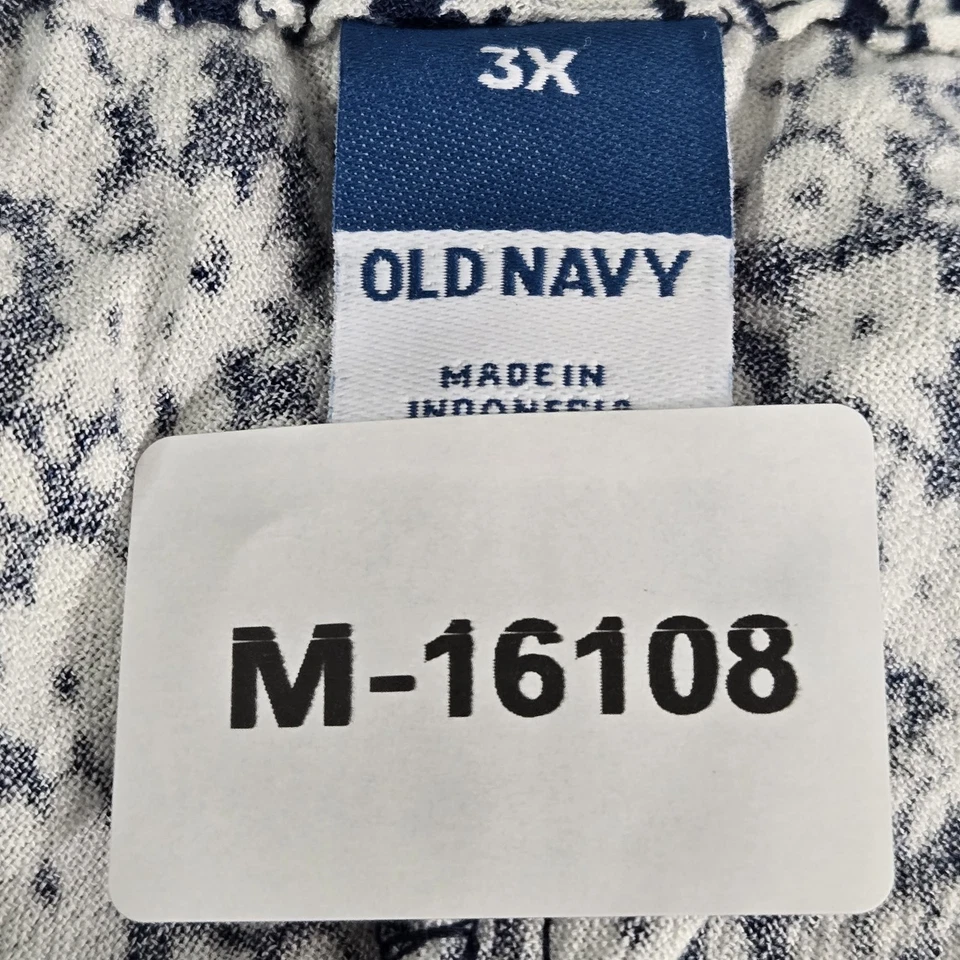 Antigua falda azul marino para mujer 3X floral maxi abertura Foto 2 de 4