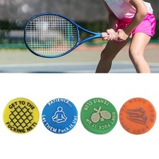4/8 Tennis Damper Funny Tennis Vibration Dampener Shock Absorber for Tennis Stri