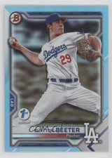 2021 Bowman 1st Edition Sky Blue Foil Clayton Beeter #BFE-16 bn5