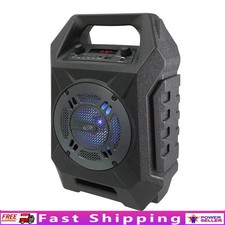 Portable Bluetooth Speaker FM Radio USB SD Card LED Lights Wireless Party Audio