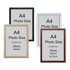 A2 Box Mat A3 Frame Black/White/Wood Photo Picture Frame Art Work Display Frame*