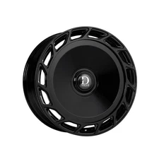 (1) Dolce Luxury Bigboy 26X10 5X112/120 74.1 Hub 6.65 Offset Glossy Black Wheel