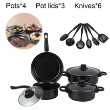 13Piece Pots and Pans Set Nonstick Induction Cookware Set Maifan Stone Pot Set
