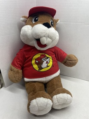 Buccee s 28  Plush Beaver TX Gas Station Mascot Hat Stuffed EUC
