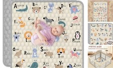 Baby Play Mat 50" X 50", Thickened Soft, Waterproof and Non-Slip 50"X50"
