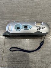 Polaroid i-Zone Light Blue Instant Camera Working Vintage 90s No Film W/ Strap
