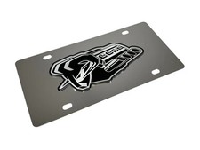 Ram Hemi Badge Of Protest Chrome Stainless Steel License Plate Official Licensed