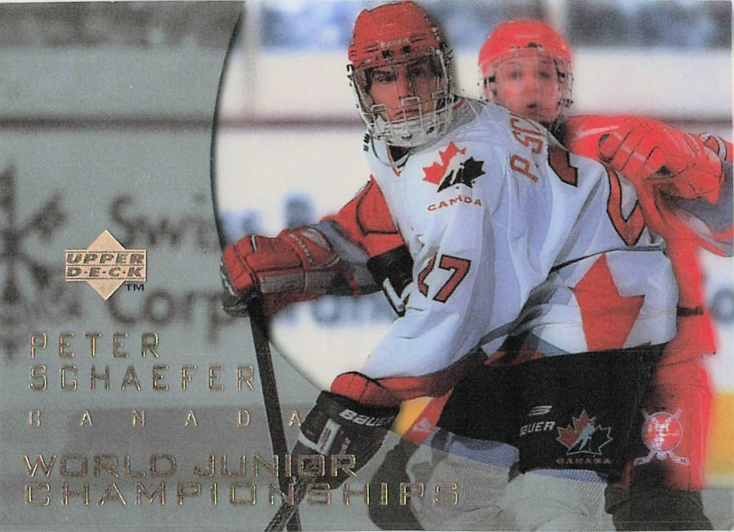 96-97 Upper Deck Ice Peter Schaefer #135 Team Canada
