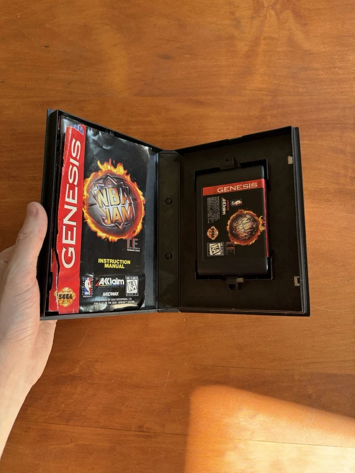 NBA Jam Tournament Edition T.E. (Sega Genesis) CIB Complete & Tested Ships Fast - Image 2 of 4