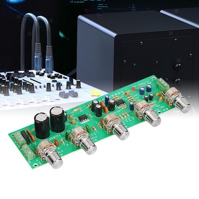 2.0 Audio-Vorverstärkerplatine mit Klangregelung Bestückte Platine
