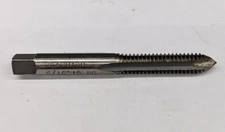 Kromhard 5/16"-24 NF Spiral Point Bottoming Tap GH1 2 Flutes HSS UK - Bottom