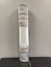 Ruggable 2.5  x7' Washable Bridgerton Crown Affair Opal Runner Rug Ivory/Blue