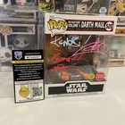 Funko Pop! Deluxe: Star Wars - Darth Maul Ray Park Auto Signed COA Gamestop #520