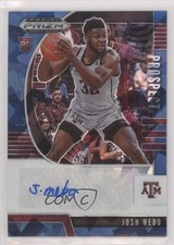 2020 Panini Prizm Draft Picks Prospect Blue Ice 51/75 Josh Nebo #PA-JN Auto i6j