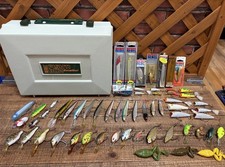 60 Pcs Label Heddon Mann's Snag-Proof Fishing Lures All Types Used