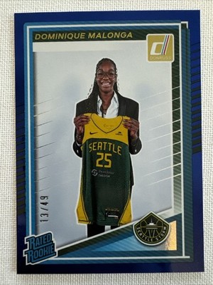2025 Panini Donruss WNBA - Rated Rookie Dominique Malonga #89 Blue  13/49!