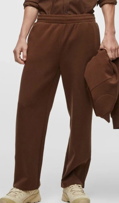 MODE OF ONE Dark Walnut Brown Cool Weather Track Pants Sweatpants NWOT XL