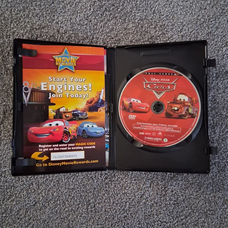 Disney Pixar: Cars (DVD 2006 FS + Guide) 1 Original Tow Mater Lightning McQueen - Image 2 of 4