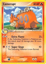 Camerupt 23/106 Uncommon Emerald Pokemon HP/DMG