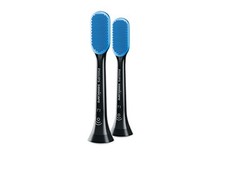 Philips Sonicare Tongue Cleaner Brush Heads 2-Pack Black HX8072/11 Genuine New