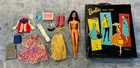 1966 Vintage Kira Barbie (Korea) with Black Hair & Brown Eyes, Case, Items