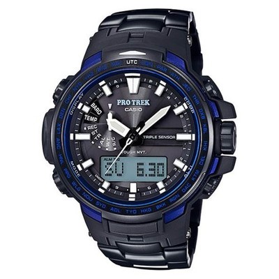 CASIO Pro Trek PRW-6100YT-1B Radio Black Solar Multiband 6 Band Watch