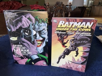 Batman: The Killing Joke Deluxe Edition DC HC VG+, Under The Cowl LN TPB FREE SH