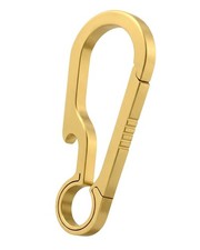 Heavy Duty Titanium Carabiner Clip Keychain Quick Release Key Holder