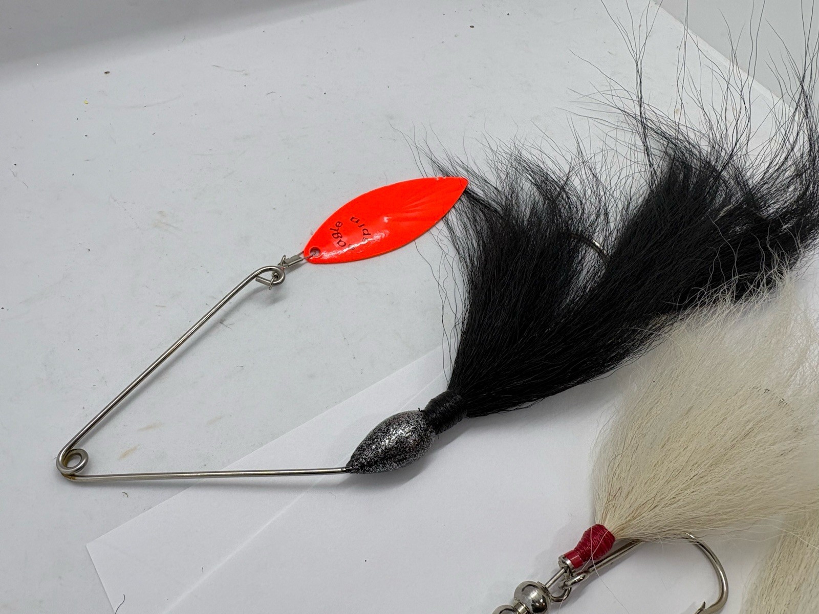 (8) George Wahl Eagle Tail Mini Lil Reg Spin Musky Bucktail Spinnerbait Lure Lot - Image 7