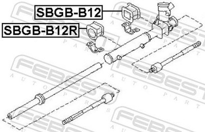 For FEBEST SBGB-B12 GROMMET STEERING RACK HOUSING
