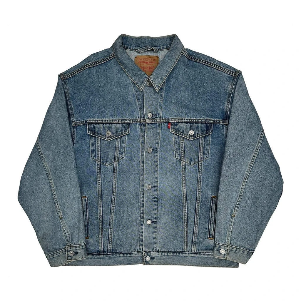 Levis Denim Jacket - 2XL Blue Cotton