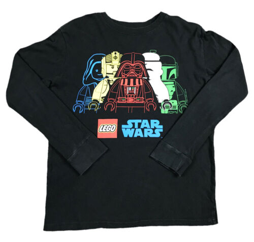 LEGO Star Wars Big Kids Long Sleeve Darth Vader Shirt Size XL - Afbeelding 1 van 5