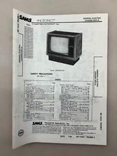 General Electric 25PC-A Service Manual Sams Photofact Free Shipping