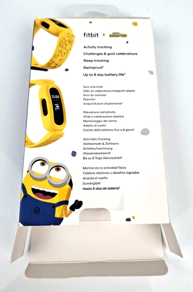 fitbit ace 3 minions black/minions yellow Kinderuhr - Bild 2 von 4