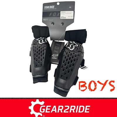 2025 Jungen Ellenbogen Fox Racing Titan Race Jugend Motocross MTB BMX Ellenbogenschützer Paar