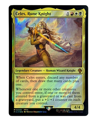 MTG | Celes, Rune Knight | Final Fantasy | Surge Foil | NM | EN