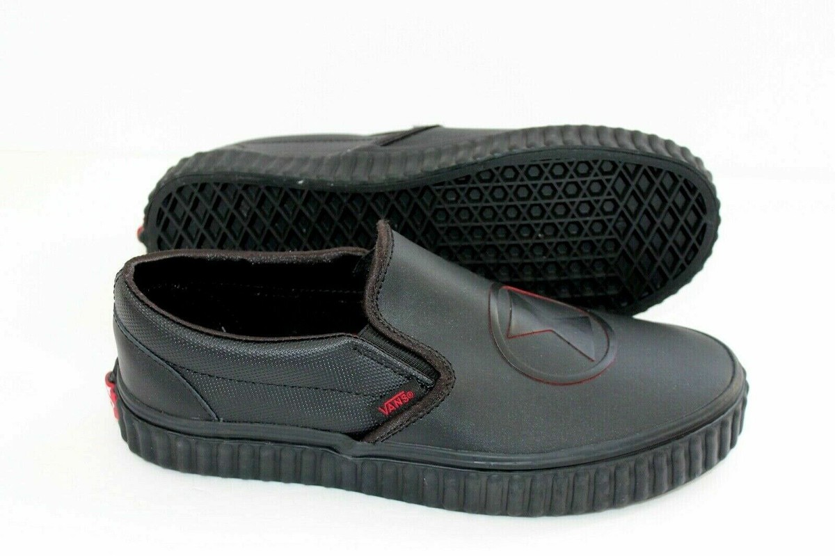 VANS Classic Slip On Marvel Black Widow Unisex Skate Shoes Size 4 Men 5.5 Women Vans Marvel Black Widow Classic Slip On Women main image 4
