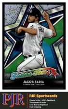 2018 Topps Chrome #FS-11 Jacob Faria Tampa Bay Rays  Future Stars