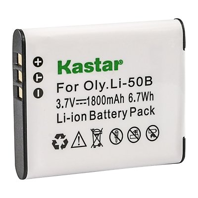 Li-50B Battery for PENTAX Optio WG-3, WG-3 GPS, WG-4, WG-5 GPS, WG-10, WG-20 