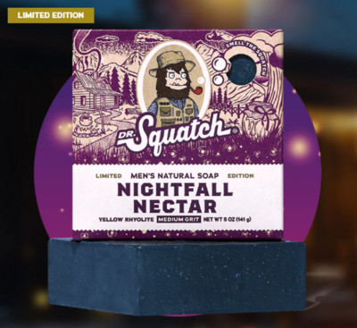 Dr Squatch Nightfall Nectar Herrenseife - Natural Manly Cold Process Soap Bar