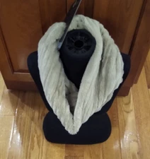 Women’s Apana Studio-To-Street Arctic Gaiter Infinity Scarf~Ribbed~Beige~FLH423