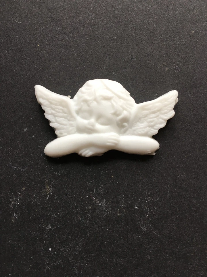 Verzierwachs Engel weiß Kerzenwachs Kommunion Wachsdekor Borte Wachs Wachskerze