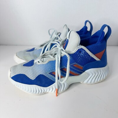 Adidas Men's Size 6.5 Court Vision 3 Shoes H67757 Blue White Orange