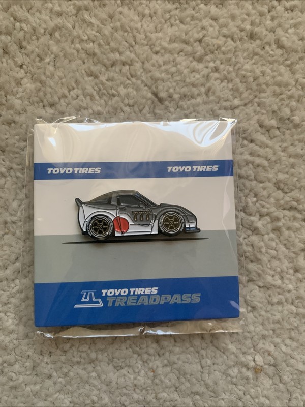 2022 LEEN CUSTOMS X TOYO TIRES SEMA SHOW CORVETTE C5 ENAMEL PIN